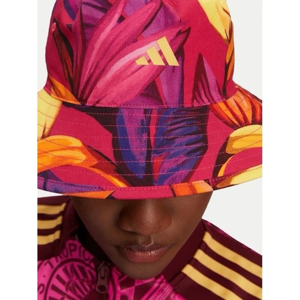 FARM Rio Floral Bucket Hat in Pink, Orange, Yellow, Purple-NWT!! - Picture 4 of 16